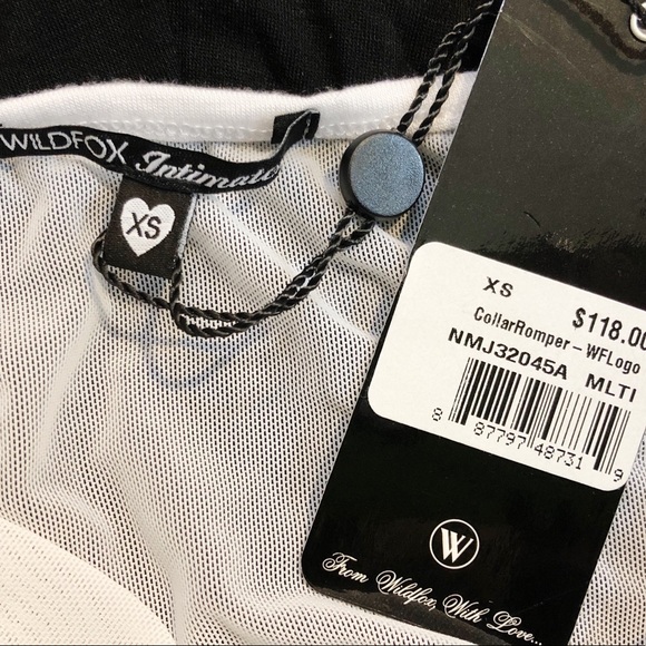 Wildfox Intimates Collar Romper NWOT - Picture 6 of 6